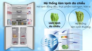 Tủ lạnh Sharp Inverter 401 lít SJ-FXP480VG-CH - 37