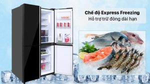 Tủ lạnh Sharp Inverter 525 lít SJ-FXP600VG-BK - 43