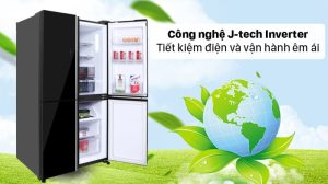Tủ lạnh Sharp Inverter 525 lít SJ-FXP600VG-BK - 41