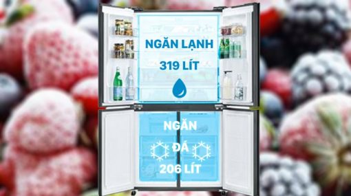 Tủ lạnh Sharp Inverter 525 lít SJ-FXP600VG-MR - 7