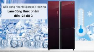 Tủ lạnh Sharp Inverter 525 lít SJ-FXP600VG-MR - 37