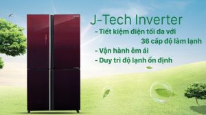 Tủ lạnh Sharp Inverter 525 lít SJ-FXP600VG-MR - 35