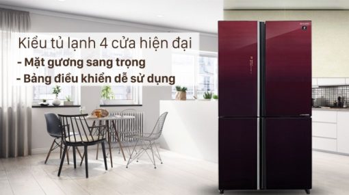 Tủ lạnh Sharp Inverter 525 lít SJ-FXP600VG-MR - 9