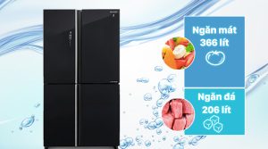 Tủ lạnh Sharp Inverter 572 lít SJ-FXP640VG-BK - 41