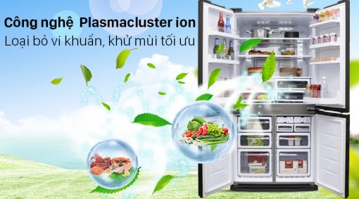 Tủ lạnh Sharp Inverter 572 lít SJ-FXP640VG-BK - 25