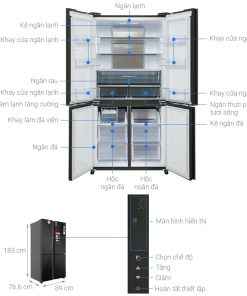 Tủ lạnh Sharp Inverter 572 lít SJ-FXP640VG-BK - 28 Tủ lạnh Sharp Inverter 572 lít SJ-FXP640VG-BK - 27