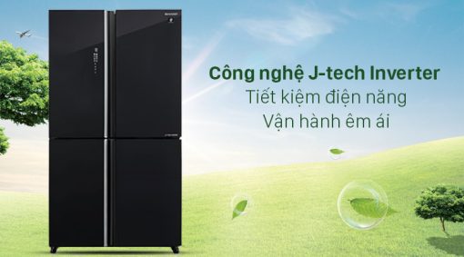 Tủ lạnh Sharp Inverter 572 lít SJ-FXP640VG-BK - 21