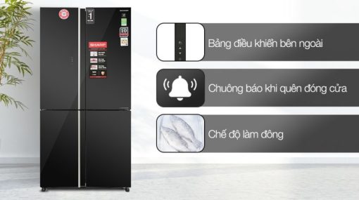 Tủ lạnh Sharp Inverter 572 lít SJ-FXP640VG-BK - 7