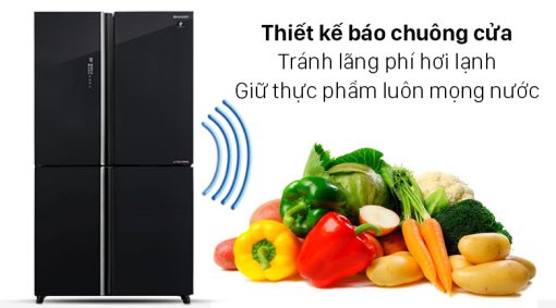 Tủ lạnh Sharp Inverter 572 lít SJ-FXP640VG-BK - 13
