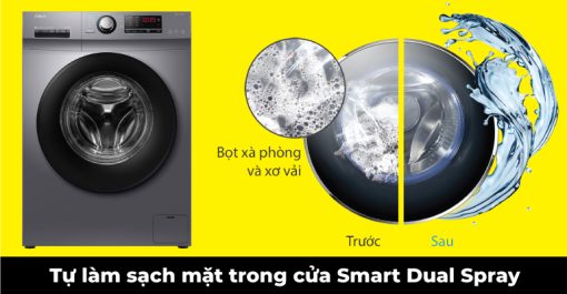 Máy giặt Aqua AQD-A1051G.S Inverter 10.5kg - 5