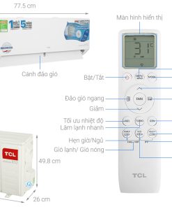 Máy lạnh TCL Inverter 1.5 HP TAC-13CSD/TPG11 - 23
