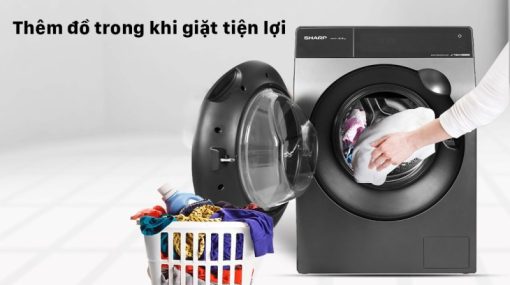 Máy giặt Sharp Inverter 12.5 Kg ES-FK1252PV-S - 9