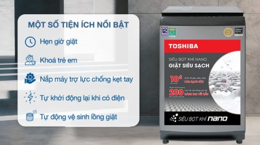 Máy giặt Toshiba Inverter 12 kg AW-DUK1300KV(MK) - 9