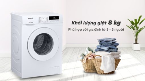 Máy giặt Samsung Inverter 8kg WW80T3020WW/SV - 7