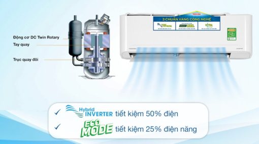 Máy lạnh TOSHIBA Inverter 1HP RAS-H10C4KCVG-V/RAS-H10C4ACVG-V - 9
