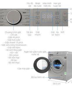 Máy giặt Toshiba Inverter 9.5 kg TW-BL105A4V(SS) - 28 Máy giặt Toshiba Inverter 9.5 kg TW-BL105A4V(SS) - 27