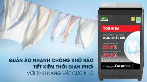 Máy giặt Toshiba Inverter 9 Kg AW-DK1000FV(KK) - 13