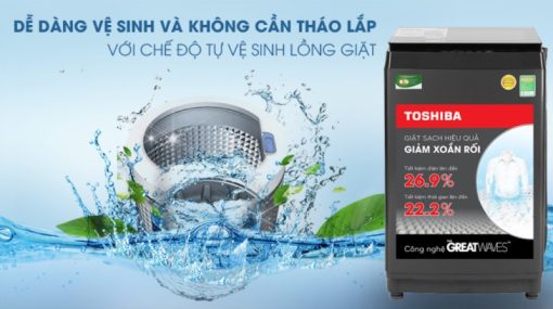 Máy giặt Toshiba Inverter 9 Kg AW-DK1000FV(KK) - 11