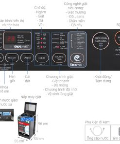 Máy giặt Toshiba Inverter 9 Kg AW-DK1000FV(KK) - 27
