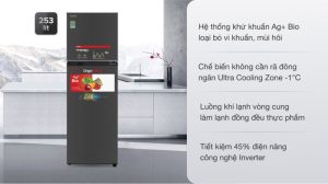 Tủ lạnh Toshiba Inverter 253 lít GR-B31VU SK - 25