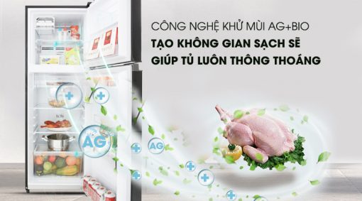 Tủ lạnh Toshiba Inverter 253 lít GR-B31VU SK - 11