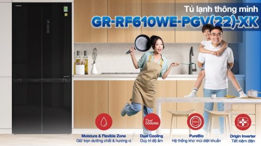 Tủ lạnh Toshiba Inverter 511 lít GR-RF610WE-PGV(22)-XK - 11