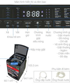 Máy Giặt Toshiba Inverter 12 Kg AW-DUM1300KV(MG) - 19