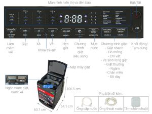 Máy Giặt Toshiba Inverter 12 Kg AW-DUM1300KV(MG) - 19