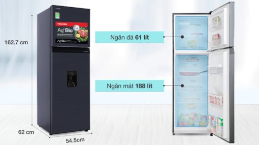 Tủ lạnh Toshiba Inverter 249 lít GR-RT325WE-PMV(06)-MG - 9