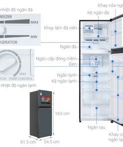 Tủ lạnh Toshiba Inverter 253 lít GR-RT329WE-PMV(52) - 20 Tủ lạnh Toshiba Inverter 253 lít GR-RT329WE-PMV(52) - 19
