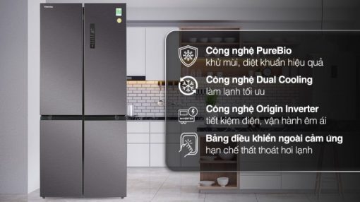 Tủ Lạnh Toshiba Inverter 511 Lít GR-RF610WE-PMV(37)-SG - 5