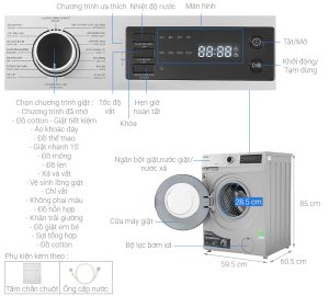 Máy giặt Toshiba Inverter 9.5 kg TW-BK105S3V (SK) - 27