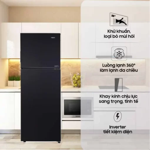 Tủ lạnh Aqua Inverter 333 lít AQR-T352FA(FB) - 5