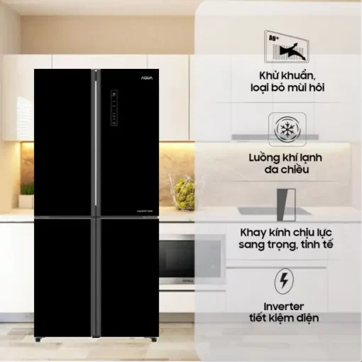 Tủ lạnh Aqua Inverter 456 lít AQR-IG525AM GB - 5
