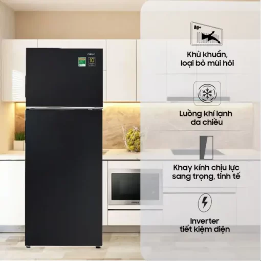 Tủ lạnh Aqua Inverter 283 lít AQR-T299FA(FB) - 5
