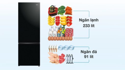 Tủ lạnh Aqua Inverter 324 lít AQR-B390MA(FB) - 5