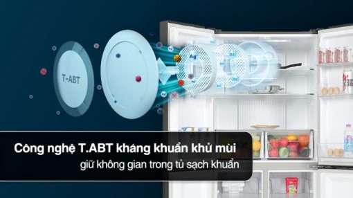 Tủ lạnh Aqua Inverter 456 lít AQR-M525XA(FB) - 9