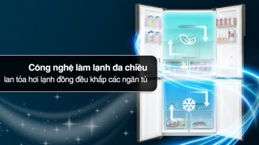 Tủ lạnh Aqua Inverter 456 lít AQR-M525XA(FB) - 11