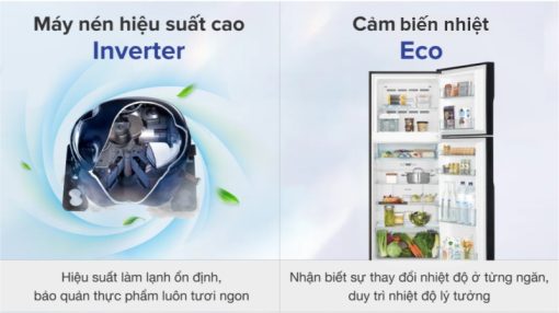 Tủ lạnh Hitachi Inverter 349 lít R-FVY480PGV0-GMG - 19
