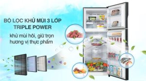 Tủ lạnh Hitachi Inverter 366 lít R-FVX480PGV9-GBK - 33