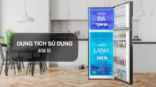 Tủ lạnh Hitachi Inverter 406 lít R-FVX510PGV9-GBK - 15