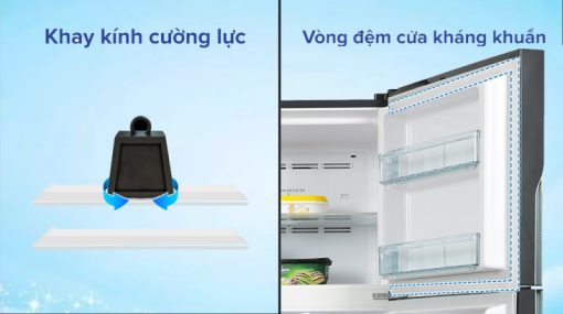 Tủ lạnh Hitachi Inverter 406 lít R-FVX510PGV9-GBK - 7
