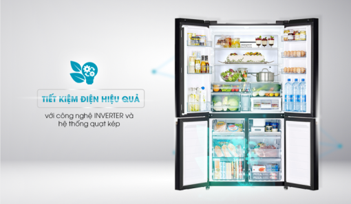 Tủ lạnh Hitachi Inverter 569 lít R-WB640VGV0-GMG - 9