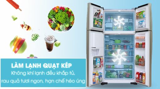 Tủ lạnh Hitachi Inverter 540 lít R-FW690PGV7-GBK - 17