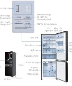 Tủ lạnh Panasonic Inverter 300 lít NR-BV331WGKV - 18 Tủ lạnh Panasonic Inverter 300 lít NR-BV331WGKV - 17