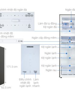 Tủ lạnh Samsung Inverter 305 lít RT31CG5424B1SV - 23