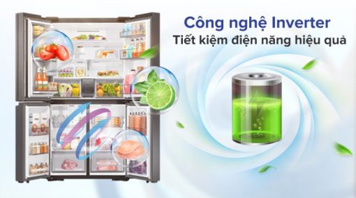 Tủ lạnh Samsung Inverter 648 lít RF59C766FB1/SV - 9