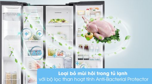 Tủ lạnh Family Hub Samsung Inverter 616 lít RS64T5F01B4/SV - 9