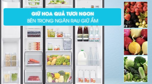 Tủ lạnh Family Hub Samsung Inverter 616 lít RS64T5F01B4/SV - 7