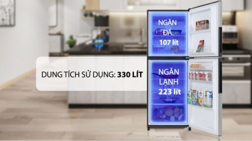 Tủ lạnh Sharp Inverter 330 lít SJ-XP352AE-SL - 17